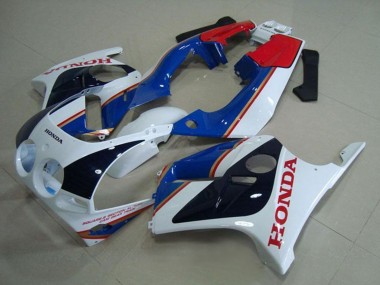 Shop 1988-1989 Honda CBR250RR MC19 Motorcycle Fairings - White Red Blue Glossy Black Canada