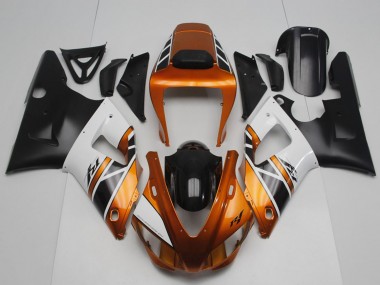 Shop 1998-1999 Yamaha YZF R1 Motorcycle Fairings - Orange Gold Grey White Black Canada
