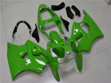 Shop 2000-2002 Kawasaki ZX6R Motorcycle Fairings - Green Black Canada