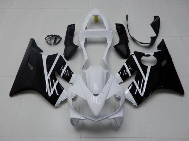 Shop 2001-2003 Honda CBR600 F4i Motorcycle Fairing Kits - White Glossy Black Canada