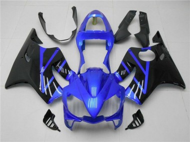 Shop 2001-2003 Honda CBR600 F4i Motorcycle Fairing - Blue Glossy Black Canada