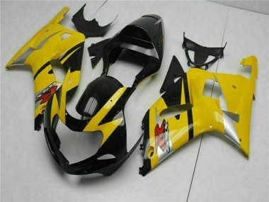 Shop 2001-2003 Suzuki GSXR 600/750 Motorcycle Fairings - Yellow Black Canada