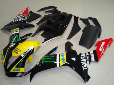 Shop 2002-2003 Yamaha YZF R1 Motorcycle Fairings - Glossy Black Yellow Red Green Motul Monster Canada