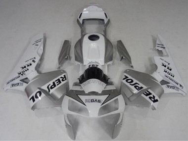 Shop 2003-2004 Honda CBR600RR Motorcycle Fairing - White Silver Black Repsol Canada