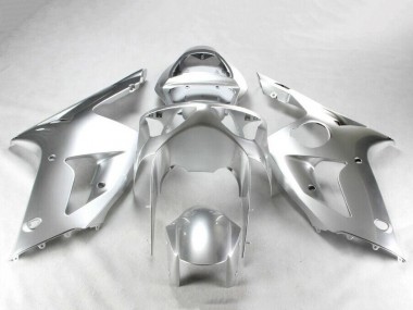 Shop 2003-2004 Kawasaki ZX6R Motorcycle Fairing Kits - Silver Canada