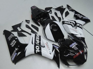Shop 2004-2005 Honda CBR1000RR Motorcycle Fairings - White Glossy Black Repsol Canada