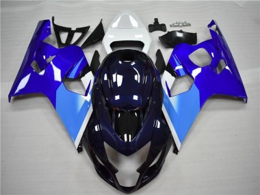 Shop 2004-2005 Suzuki GSXR 600/750 Motorcycle Fairing - White Blue Black Canada
