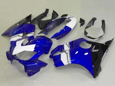 Shop 2004-2007 Honda CBR600 F4i Motorcycle Fairings - White Blue Glossy Black Canada