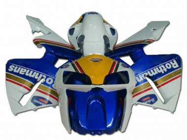 Shop 2005-2006 Honda CBR600RR Motorcycle Fairings - Blue Gold Red White Rothmans Canada