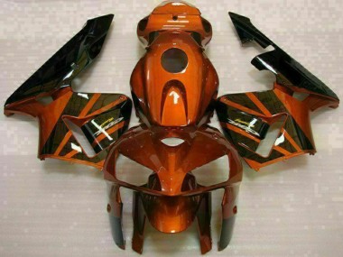 Shop 2005-2006 Honda CBR600RR Motorcycle Fairing Kits - Orange Black Canada