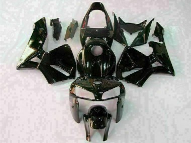 Shop 2005-2006 Honda CBR600RR Motorcycle Fairings - Glossy Black White Canada