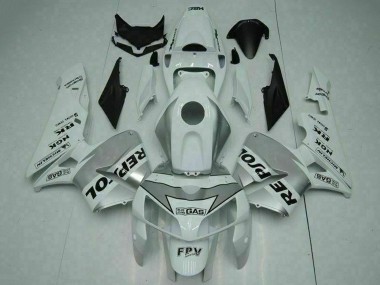 Shop 2005-2006 Honda CBR600RR Motorcycle Fairing - White Canada