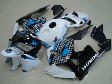 Shop 2005-2006 Honda CBR600RR Motorcycle Fairings - White Blue Black Canada