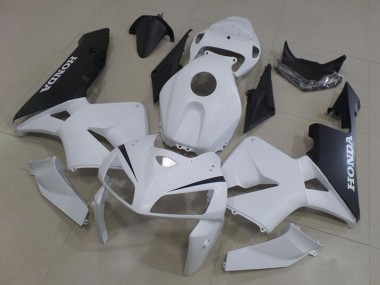 Shop 2005-2006 Honda CBR600RR Motorcycle Fairings Kit - White Black Canada