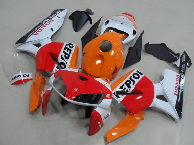 Shop 2005-2006 Honda CBR600RR Bike Fairings - Orange White Red Glossy Black Repsol Canada