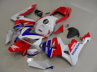 Shop 2005-2006 Honda CBR600RR Motorcycle Fairings - White Red Blue Motul HRC Canada