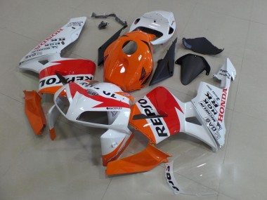 Shop 2005-2006 Honda CBR600RR Motorcycle Fairings Kit - Orange White Red Glossy Black Repsol Canada