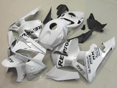 Shop 2005-2006 Honda CBR600RR Motorcycle Fairings - White Silver Black Repsol Canada