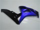 2006-2007 Honda CBR1000RR Motorcycle Fairing Kits - Blue Glossy Black Canada