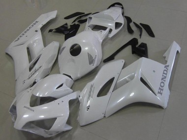 Shop 2006-2007 Honda CBR1000RR Motorcycle Fairings - White with Silver Decals Canada