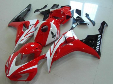 Shop 2006-2007 Honda CBR1000RR Motorcycle Fairings Kits - White Red Glossy Black Canada