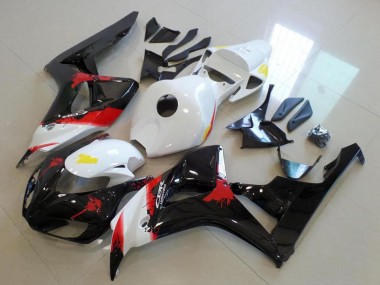 Shop 2006-2007 Honda CBR1000RR Bike Fairings - White Red Glossy Black Canada