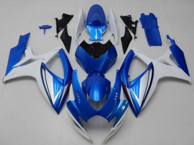Shop 2006-2007 Suzuki GSXR 600/750 Motorcycle Fairings - White Blue Canada
