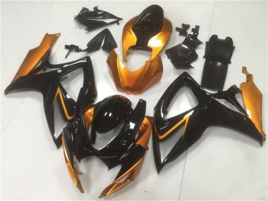 Shop 2006-2007 Suzuki GSXR 600/750 Motorcycle Fairings - Orange Glossy Black Canada