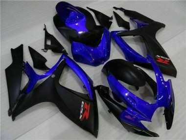 Shop 2006-2007 Suzuki GSXR 600/750 Motorcycle Fairings - Blue Matte Black Red Canada