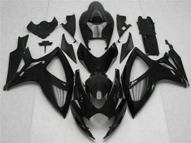 Shop 2006-2007 Suzuki GSXR 600/750 Motorcycle Fairing Kits - Glossy Black Canada