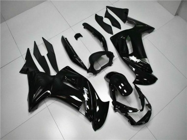 Shop 2006-2008 Kawasaki EX650 Motorcycle Fairings - Glossy Black White Canada