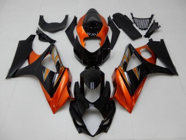 Shop 2007-2008 Suzuki GSXR 1000 Motorcycle Fairing - Orange Black Canada