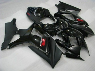 Shop 2007-2008 Suzuki GSXR 1000 Motorcycle Fairings - Glossy Black Matte Black Red Canada