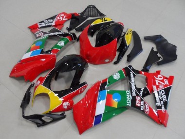 Shop 2007-2008 Suzuki GSXR 1000 Motorcycle Fairings - Red Yellow Black Blue White Green Canada