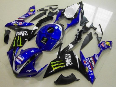 Shop 2007-2008 Yamaha YZF R1 Motorcycle Fairings - White Blue Black Green Monster Canada