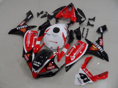 Shop 2007-2008 Yamaha YZF R1 Motorcycle Fairings - Red White Black Volvo Fimer Santander Canada