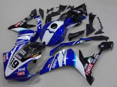 Shop 2007-2008 Yamaha YZF R1 Motorcycle Fairings - White Blue Black Volvo Fimer Canada