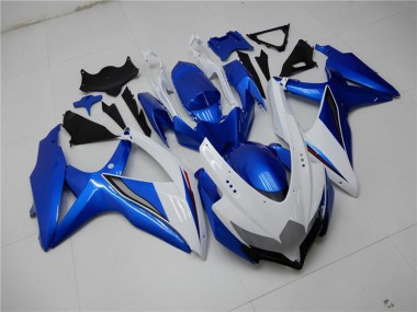 Shop 2008-2010 Suzuki GSXR 600/750 Motorcycle Fairings - White Blue Canada