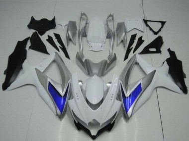 Shop 2008-2010 Suzuki GSXR 600/750 Motorcycle Fairings - Silver White Blue Black Canada