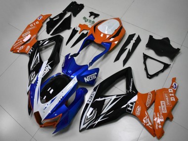 Shop 2008-2010 Suzuki GSXR 600/750 Motorcycle Fairings - Orange Blue White Glossy Black Canada
