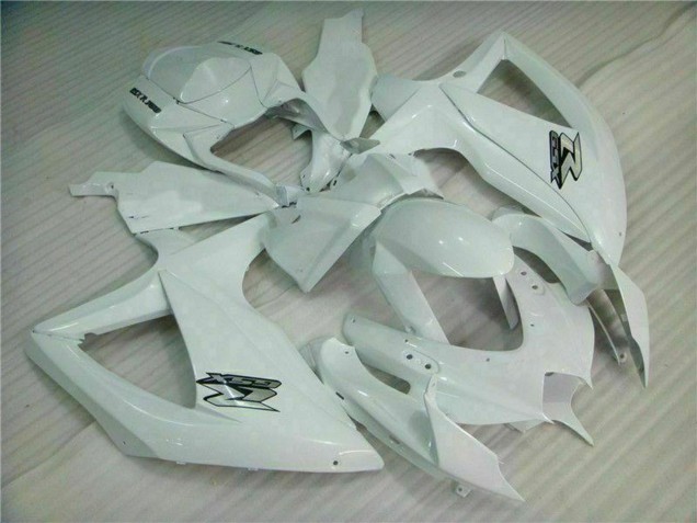 2008-2010 Suzuki GSXR 600/750 Motorcycle Fairings - White Canada