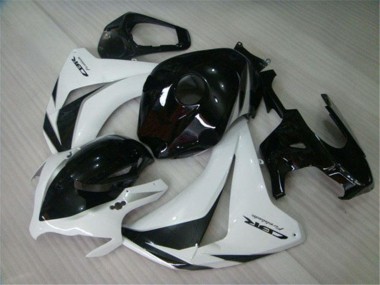 Shop 2008-2011 Honda CBR1000RR Motorcycle Fairings Kits - White Glossy Black Canada