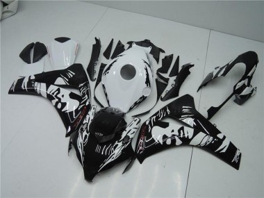 Shop 2008-2011 Honda CBR1000RR Abs Fairings - White Glossy Black Canada