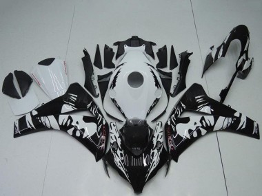 Shop 2008-2011 Honda CBR1000RR Abs Fairings - White Glossy Black Canada