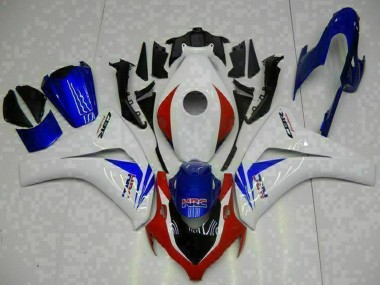 Shop 2008-2011 Honda CBR1000RR Bike Fairings - White Red Blue HRC Canada