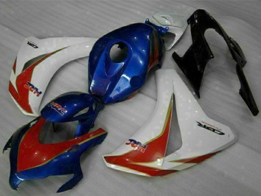 Shop 2008-2011 Honda CBR1000RR Motorcycle Fairings Kit - White Red Blue HRC Canada