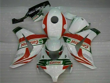 Shop 2008-2011 Honda CBR1000RR Motorcycle Fairings - White Red Green Castrol Canada