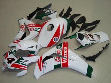 Shop 2008-2011 Honda CBR1000RR Motorcycle Fairings - White Red Dark Green Castrol Canada