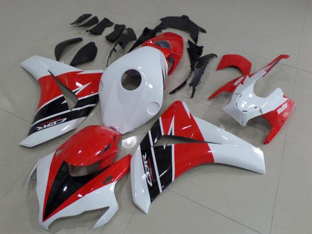 2008-2011 Honda CBR1000RR Motorcycle Fairings Kits - White Red Glossy Black Canada