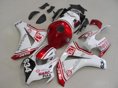 Shop 2008-2011 Honda CBR1000RR Motorcycle Fairings - White Red Black HARC Pro PIAA 634 Canada